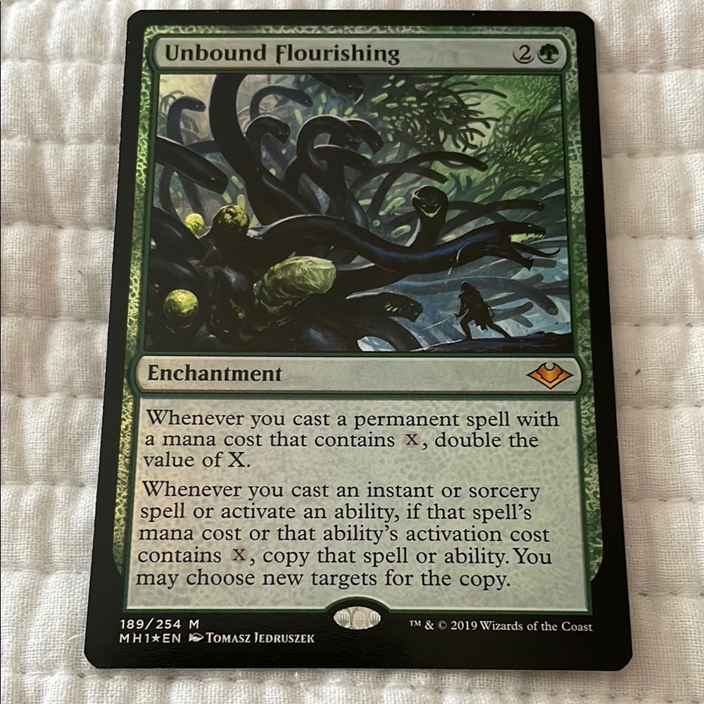 Magic the Gathering Modern Horizons Unbound Flourishing foil card